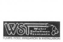 WST WATER SOLUTIONS TASMANIA PUMPS, POLY, IRRIGATION & INSTALLATION
