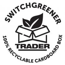 SWITCHGREENER TRADER 100% RECYCLABLE CARDBOARD BOX