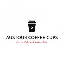 AUSTOUR COFFEE CUPS SIP IN STYLE SEAL, WITH A KISS