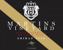 AJ MARTINS VINEYARD SOUTH AUSTRALIA MCLAREN VALE SHIRAZ 2020 750ML