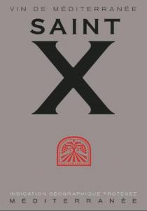 SAINT X VIN DE MEDITERRANEE INDICATION GEOGRAPHIQUE PROTEGEE MEDITERRANEE