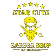 STAR CUTS BARBER SHOP CUT. SHAVE. FADE