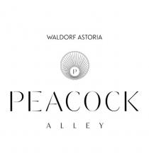 P PEACOCK ALLEY WALDOLF ASTORIA