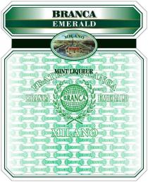 BRANCA MENTA EMERALD MILANO LIQUORE D'ERBE FRATELLI BRANCA