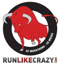 52 MARATHONS 52 WEEKS RUNLIKECRAZY.COM