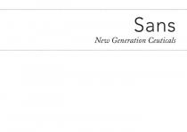 SANS NEW GENERATION CEUTICALS