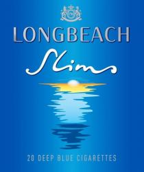 PM LONGBEACH SLIMS 20 DEEP BLUE CIGARETTES