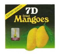 EXPORT QUALITY 7D DRIED MANGOES VIII INTERNATIONAL EUROPE AWARD FOR;QUALITY PARIS