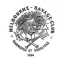MELBOURNE - SAVAGE - CLUB HARMONIA ET SODALITAS 1894