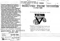 V;VICTOR;gaskets and oil seals