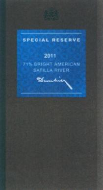 SPECIAL RESERVE 2011 71% BRIGHT AMERICAN SATILLA RIVER DUNHILL