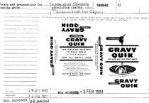 GRAVY QUICK;SANITARIUM