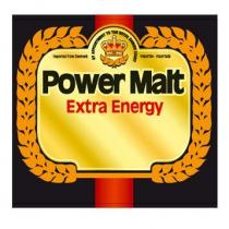 POWER MALT EXTRA ENERGY BY APPOINTMENT TO THE ROYAL DANISH COURT;IMPORTED FROM DENMARK IMPORTADA