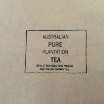 AUSTRALIAN PURE PLANTATION TEA LOCALLY SOURCED AND PACKED AUSTRALIAN;GROWN TEA