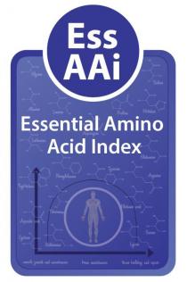 ESS AAI ESSENTIAL AMINO ACID INDEX MUSCLE GROWTH AND MAINTENANCE BONES;MAINTENANCE TISSUE BUILDING AND REPAIR