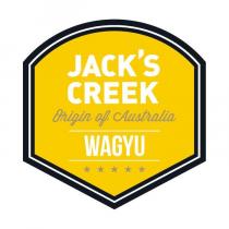 JACK'S CREEK ORIGIN OF AUSTRALIA WAGYU;JACK'S CREEK ORIGIN OF AUSTRALIA NATURAL BLACK;JACK'S CREEK ORIGIN OF AUSTRALIA F1 WAGYU;JACK'S CREEK ORIGIN OF AUSTRALIA BLACK ANGUS;JACK'S CREEK ORIGIN OF AUSTRALIA BEEF;JACK'S CREEK ORIGIN OF AUSTRALIA ANGUS