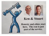 MCNAMARA REAL ESTATE KEN & STUART HONESTY AND ETHICS START HERE. THE;REST IS JUST PART OF THE SERVICE.