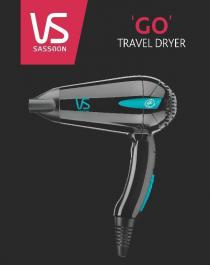 VS SASSOON 'GO' TRAVEL DRYER