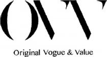 OVV ORIGINAL VOGUE & VALUE