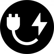 EV SIGNIFIER IN CIRCLE DESIGN