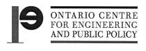 PE ONTARIO CENTRE FOR ENGINEERING AND PUBLIC POLICY P E T