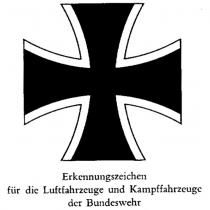 ERKENNUNGSZEICHEN FÜR DIE LUFTFAHRZEUGE UND KAMPFFAHRZEUGE DER BUNDESWEHR