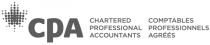 CPA CHARTERED PROFESSIONAL ACCOUNTANTS COMPTABLES PROFESSIONNELS AGRÉÉS