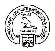 PROFESSIONAL LICENSEE (ENGINEERING) ALBERTA NAME APEGA ID