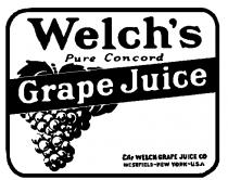 WELCH'S PURE CONCORD GRAPE JUICE