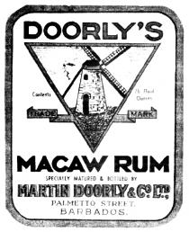 DOORLY'S MACAW RUM