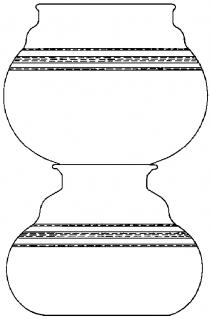 GROUP OF THREE OPAQUE BANDS WITH EQUAL... OTHER TWO