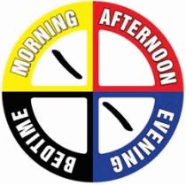 MORNING 1 AFTERNOON EVENING 1 BEDTIME