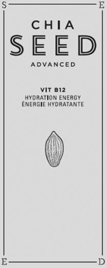 S E E D CHIA SEED ADVANCED VIT B12 HYDRATION ENERGY ENERGIE HYDRATANTE