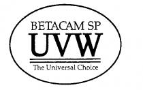 UVW BETACAM SP The Universal Choice