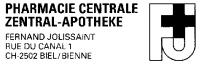 PHARMACIE CENTRALE ZENTRAL-APOTHEKE.FJ