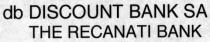 db DISCOUNT BANK SA THE RECANATI BANK