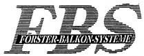 FBS, FÖRSTER-BALKON-SYSTEME