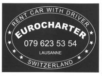 EUROCHARTER. RENT CAR WITH DRIVER LAUSANNE SWITZERLAND
