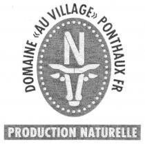 N DOMAINE AU VILLAGE PONTHAUX FR PRODUCTION NATURELLE
