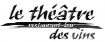 le théâtre restaurant-bar des vins