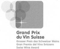 Grand Prix du Vin Suisse Grosser Preis des Schweizer Weins Gran Premio del Vino Svizzero Swiss Wine Award
