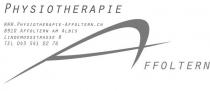 PHYSIOTHERAPIE AFFOLTERN WWW.PHYSIOTHERAPIE-AFFOLTERN.CH 8910 AFFOLTERN AM ALBIS LINDEMOOSSTRASSE 8 TEL 043 541 02 76
