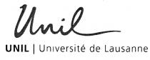 Unil UNIL Université de Lausanne