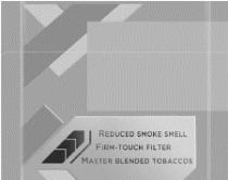 REDUCED SMOKE SMELL FIRM-TOUCH FILTER MASTER BLENDED TOBACCOS