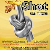 Hot Shot XXL POWER ENTSTOPFUNGSMITTEL Kraftvoller Abflussreiniger DÉBOUCHEUR Puissant pouvoir de desobstruction Nicht in Anwesenheit von Kindern verwenden und für diese unerreichbar lagern. Utiliser et conserver hors de la portée des enfants.