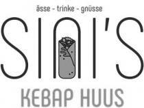 ässe trinke gnüsse SINI'S KEBAP HUUS