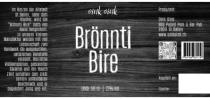 oink oink Brönnti Bire Likör 50 cl 22% Vol