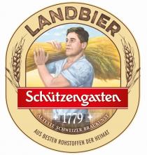 LANDBIER Schützengarten 1779 ÄLTESTE SCHWEIZER BRAUKUNST AUS BESTEN ROHSTOFFEN DER HEIMAT