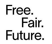 Free. Fair. Future.