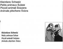 Kleintiere Schweiz Petits animaux Suisse Piccoli animali Svizzera Animals pitschens Svizra